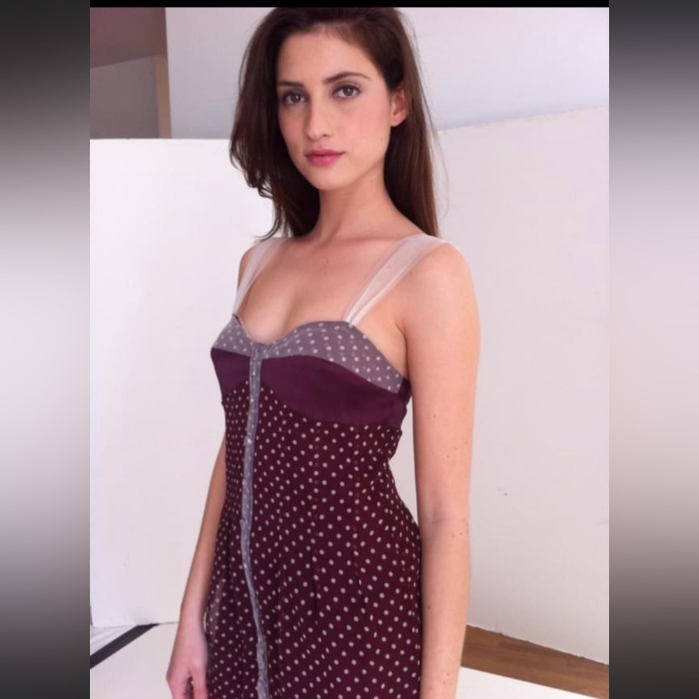Myth and Ritual 100% silk corset slip dress